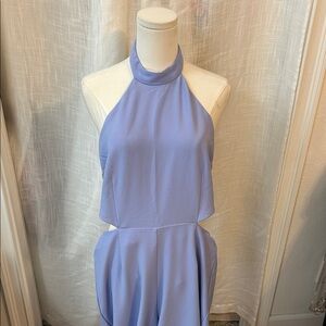 NBD Naven Lavender Halter Jumpsuit.